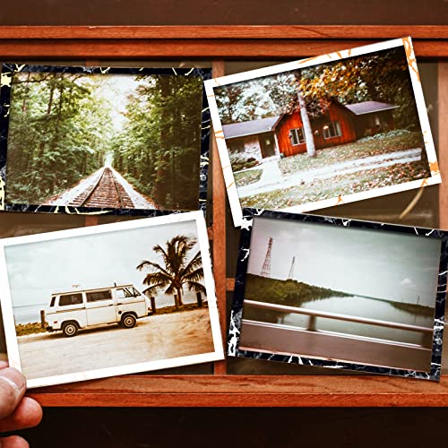 Livholic Marble Scrapbook Paper Foil Print Card Stock 16 Sheets 92Lb Cover Water Color Cardstock Paper (Gold Silver Rosegold Bronze Foil) Decorative Craft Paper For Cardmaking,Mix Media,Cricut #TOP6