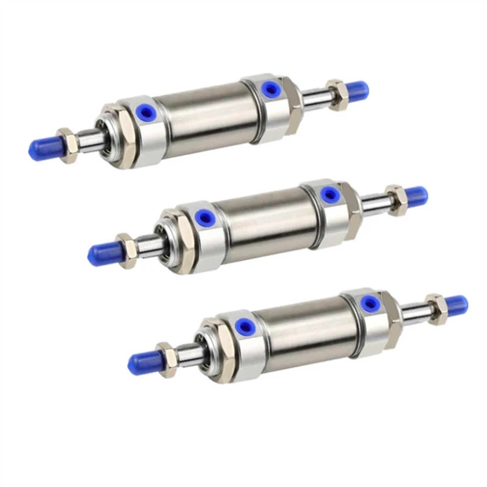 Mini-cylindre MAD40 haute précision double tige en inox durable