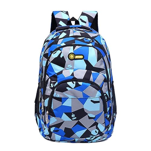 Cartable sac à dos d'école imperméable en nylon pour enfants du primaire