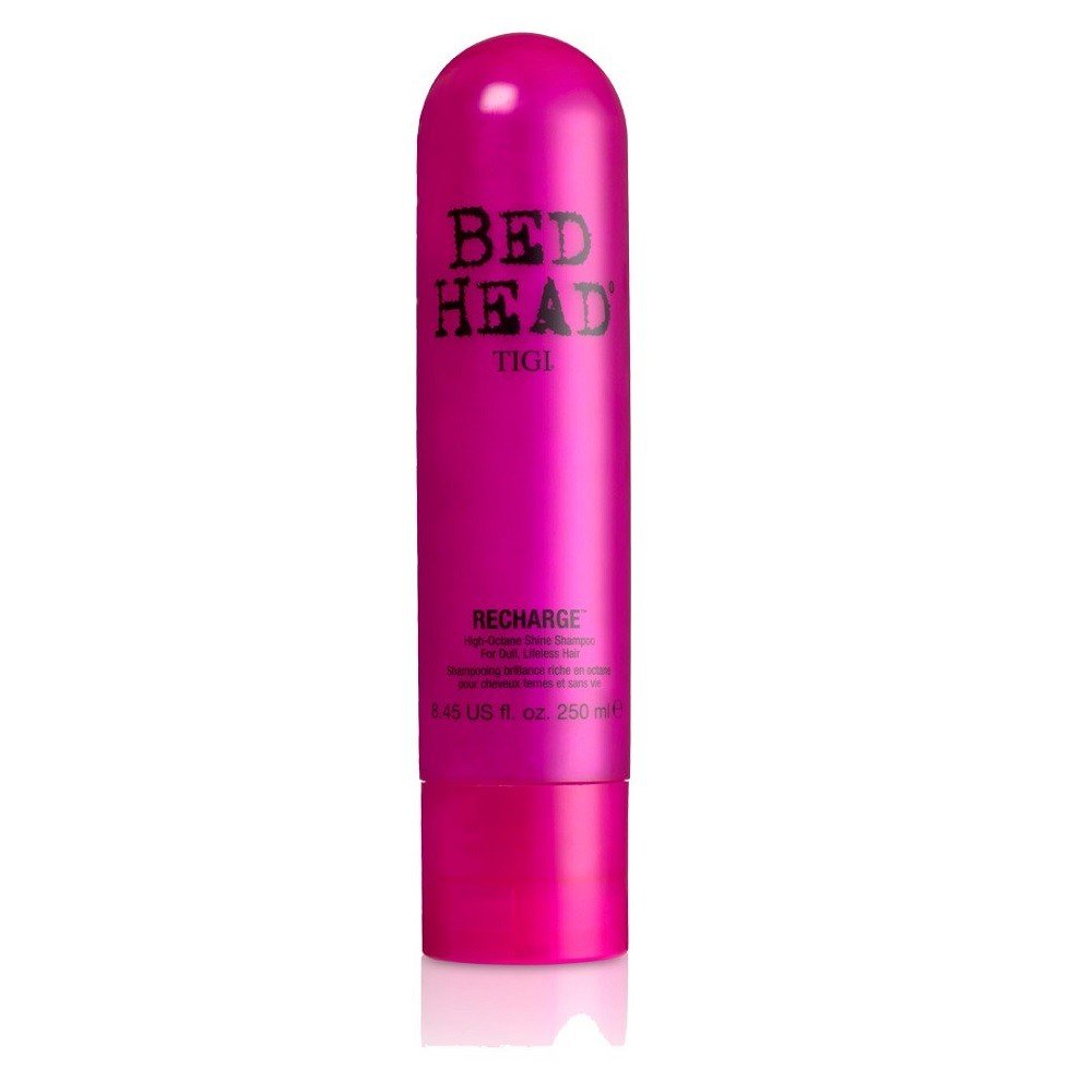 TIGI Bed Head Recharge High-Octane Shine Shampoo For Unisex 8.45 oz Shampoo, White