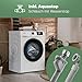 Bomann® Waschmaschine 7kg | 10 Jahre Motor-Garantie | effizienter Invertermotor | 1400 U/min | inkl. Aqua-Stop | bis 90°C | 15 Programme | Bomann Waschmaschine | Washing Machine | WA 7500 weiß