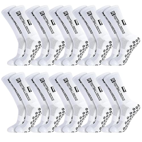 Miayical 10 Paar Sport Socken mit Anti-Rutsch-Grip für Herren & Damen | Fußball, Basketball, Laufen | Rutschfeste Socken in Gr. 39-46