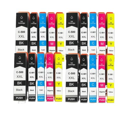 Cartouche d'encre PGI580 CLI581 à séchage rapide pour des impressions nettes sur TR7550