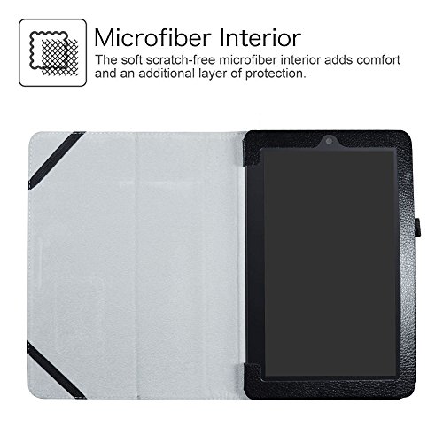 Liushan LS00038-1 Compatible With Rca 11 Galileo Pro Case,Rca 11 Delta Pro Case,Pu Leather Slim Folding Stand Cover For 11.5 Inch Rca 11 Galileo Pro Rct6513W87Dk / Rca 11 Delta Pro 11.6 Inch Android Tablet,Black thumb #2