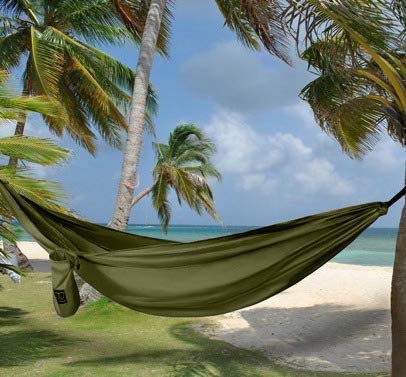 image for Gold Armour Camping Hammock - Extra Large Double Parachute Hammock USA