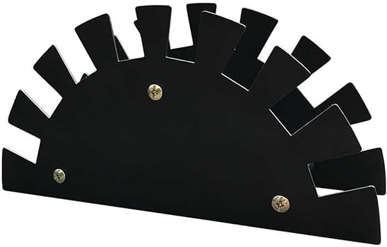 XLTFUC Floor Tile Display Stand, Holds 8 Tiles, Door Rack, Space-Saving Wood Floor Sample for Craft Displays