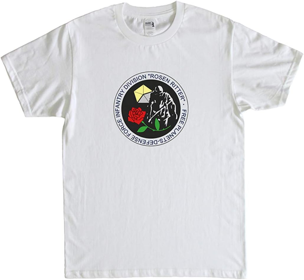 Amazon | [SUYOLA] 銀河英雄伝説 Tシャツ たなか よしき Rosen Ritter Tシャツ メンズ/レディース Tシャツ ...