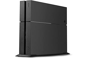 Vertical Stand for Playstation 4 Console with Built-in Cooling Vents, Non-Slip Feet (Black)