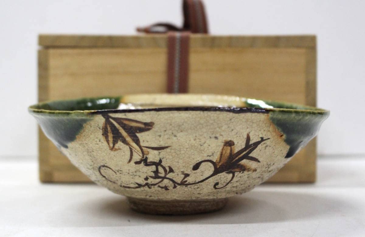 Amazon.co.jp: 織部 茶碗 茶道具 懐石 時代物 2点まとめて : おもちゃ 