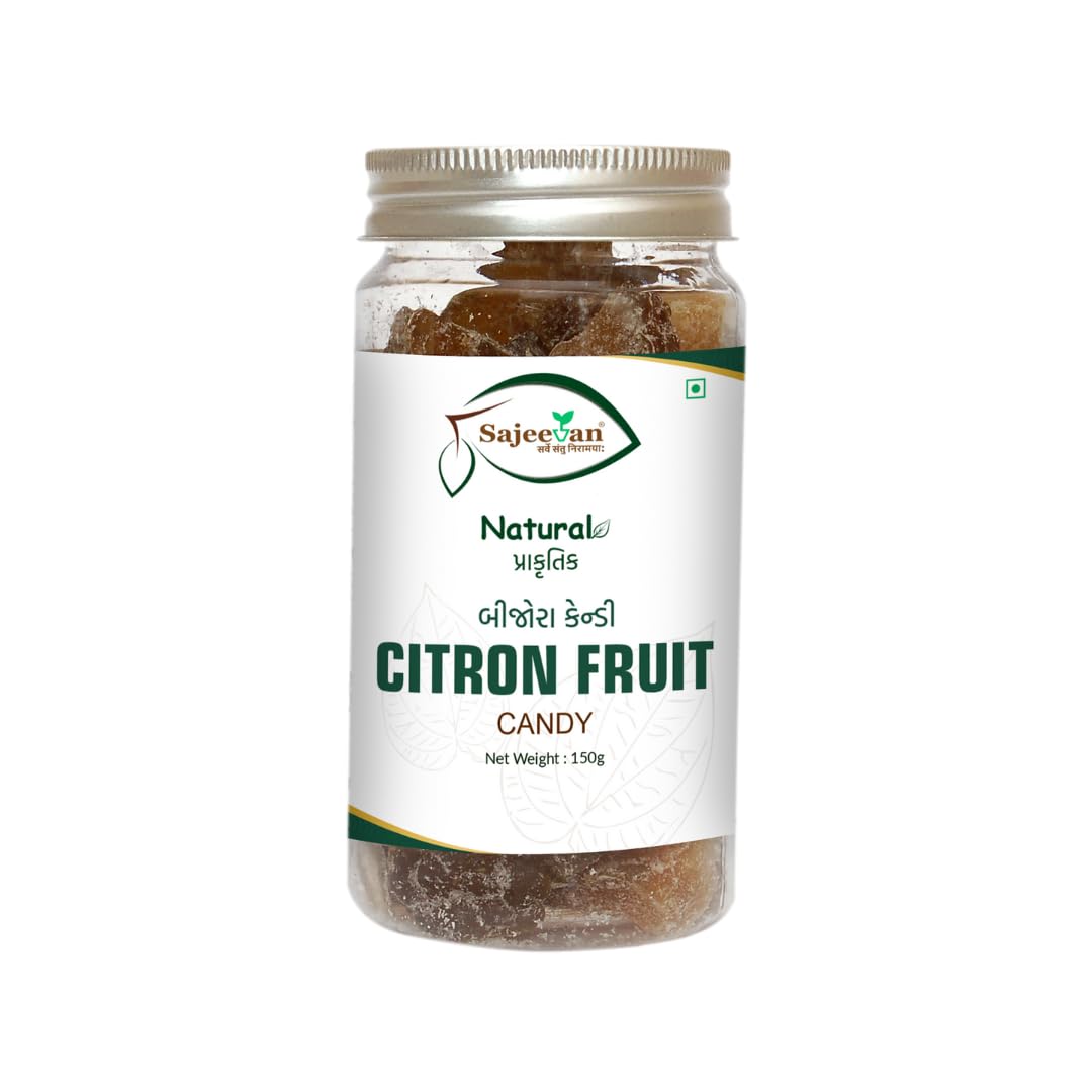 Sajeevan Natural Citron Candy | Mouth Freshener | Tangy Digestive Treat with Real Fruit | No Preservatives | Traditional Sweet Snack – 150g Jar-image-22