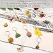 Auihiay 33 PCS Shrink Plastic Sheet Kit for Shrink Paper, Include 10 PCS Shrink Paper, Hole Punch, Keychains, Pencils for Making Shrink Plastic Sheet Keychain, 29 x 20 cm / 11 x 8 inch