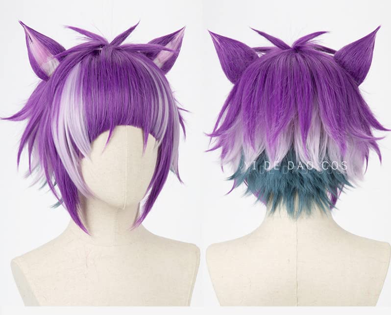 Amazon.co.jp: ツイステ チェーニャ チェシャ猫 コスプレウィッグ : ホビー