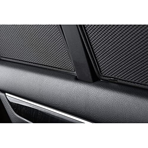 CAR SHADES Juego (Puertas traseras) Compatible con Mercedes GLA X156 2014-2020 (2-Partes) cortinillas Parasol a Medida
