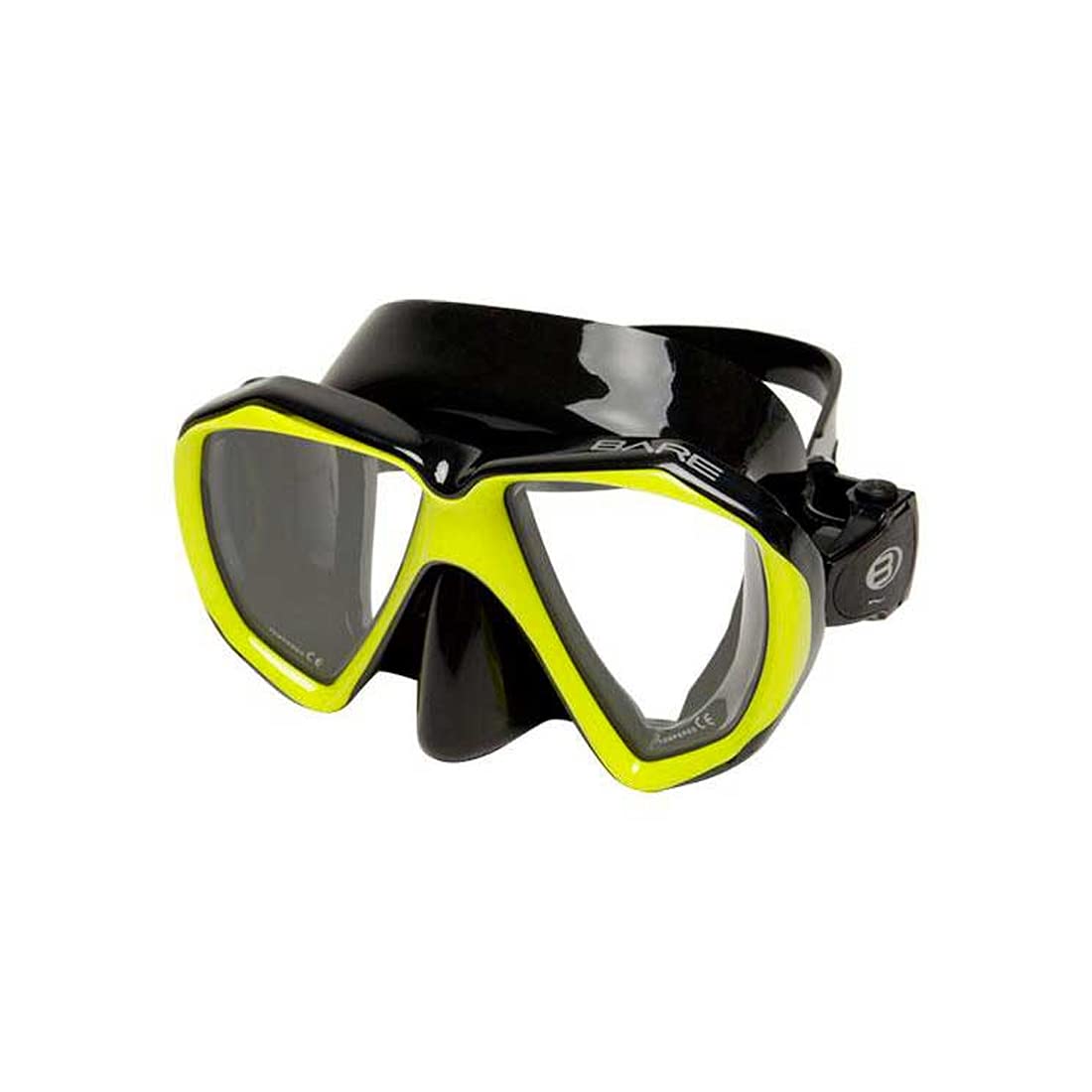 Bare Sport Duo B Low Volume Scuba Diving Mask - Color Yellow