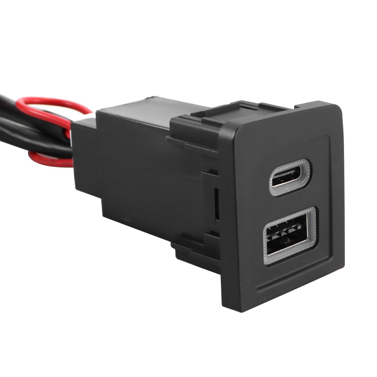 Szybka ładowarka do telefonu samochodowego QC3.0 USB, odpowiednia do Volkswagen Multivan T5 2003-2009.