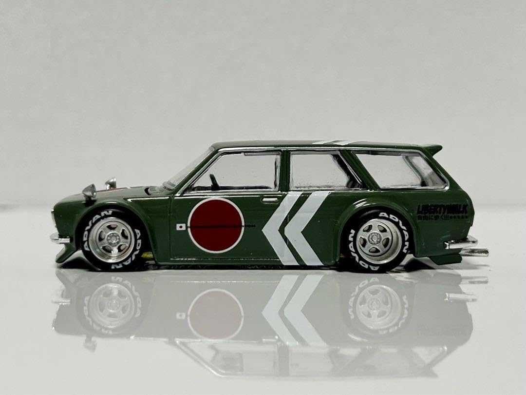 Amazon.co.jp: 164 街道ハウス Datsun 510 Wagon LBWK零戦仕様カスタム
