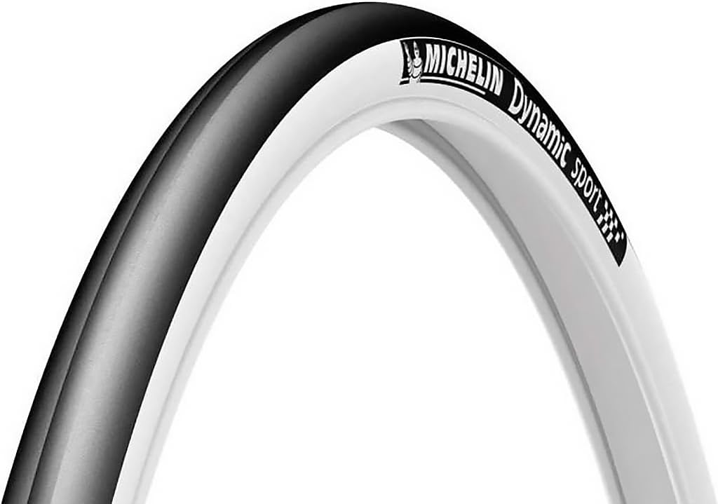 Michelin Dynamic Sport 700c Road Bike Tires – Durable, Lightweight, Non-Tubeless, Multiple Widths & Colors for Improved Grip & Mileage
