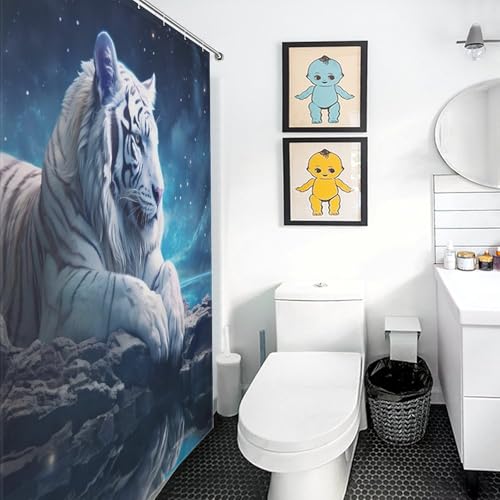 Rideau de douche imperméable et lavable pour éviter les fuites - 3