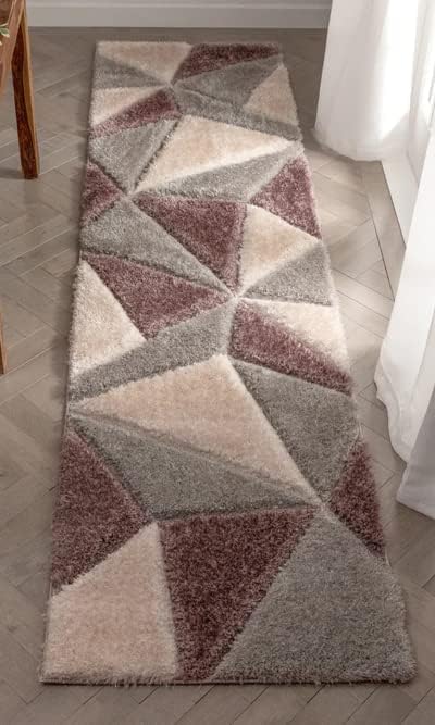 Image of Carpet for Living Room, Bedroom and Hall Handmade Microfiber Cozy Soft and Fluffy Shaggy Area Rug with 2 inch Thick Anti Skid Carpet [2x6 Feet Multi 03]