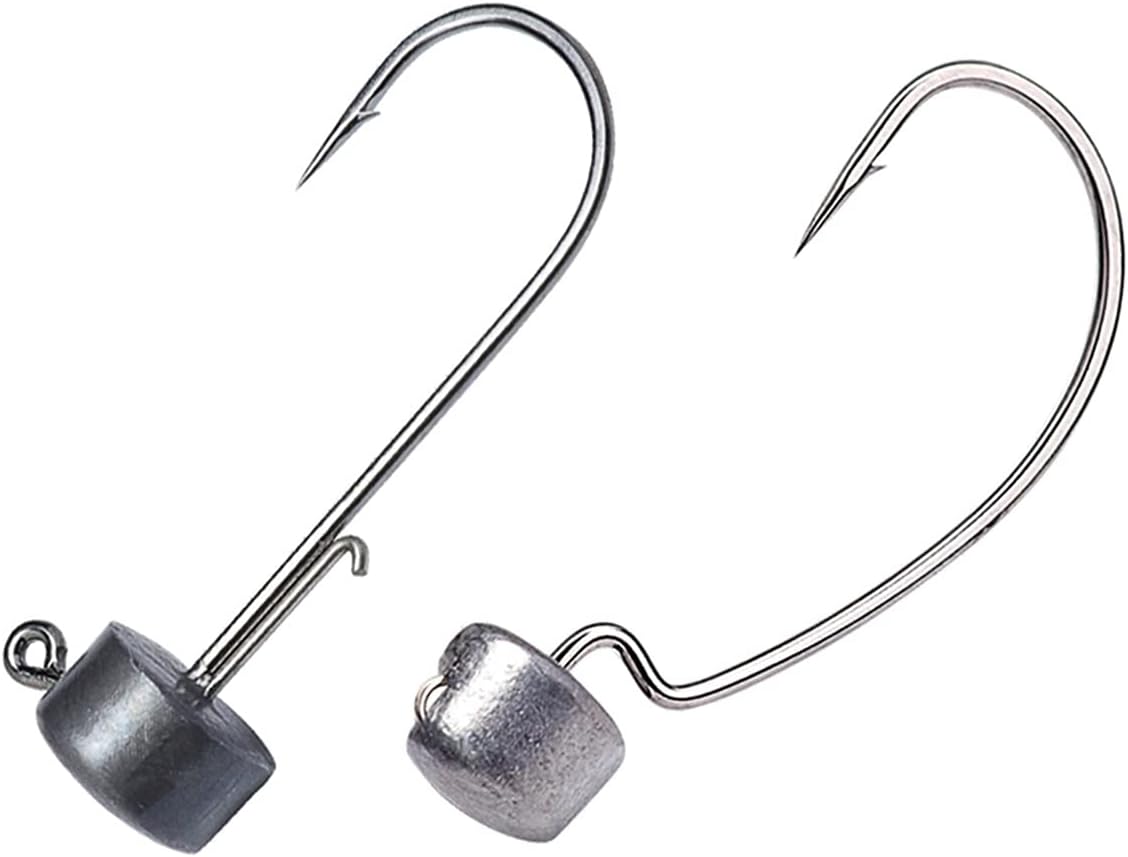 Strong Sharp Fish Hook Fishing Tackle for Trout Perch Zander Crappie Wobbler Soft Bait Lure Fishing Hook (Color : 9076 12pcs 1.8g)