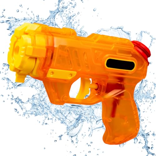 Regalo perfetto: le nostre Pistola Acqua sono il regalo estivo ideale per i bambini. Ideale per battaglie d'acqua, piscine, giardini, spiagge, feste in piscina, parchi acquatici e giochi interattivi per genitori e bambini. Condividi insieme la gioia dell'estate!