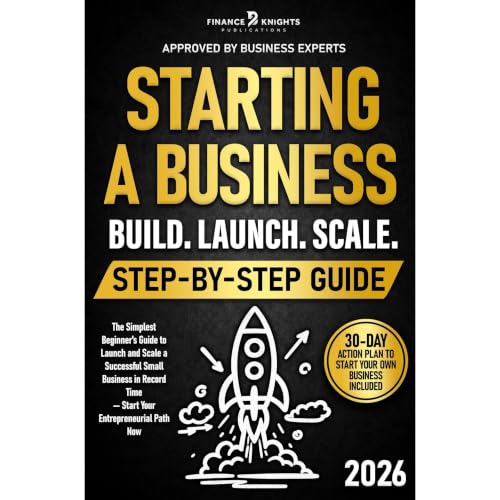 Starting a Business Step-by-Step Guide Audiolibro Por Finance Knights Publications arte de portada