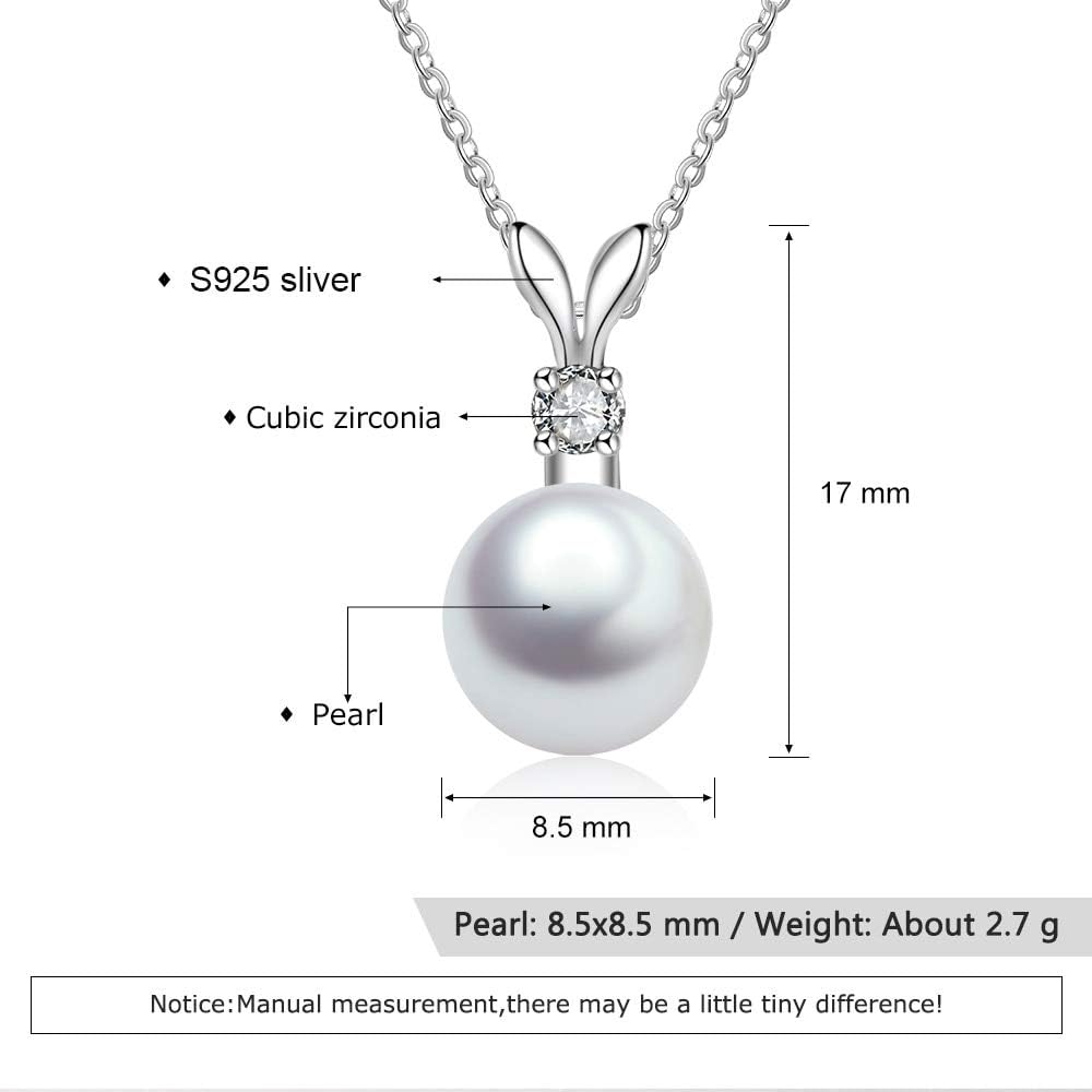 Pearl Necklace Pdant Rabbit Ears Shape Necklaces Long Chain Jewel For Wom Girls