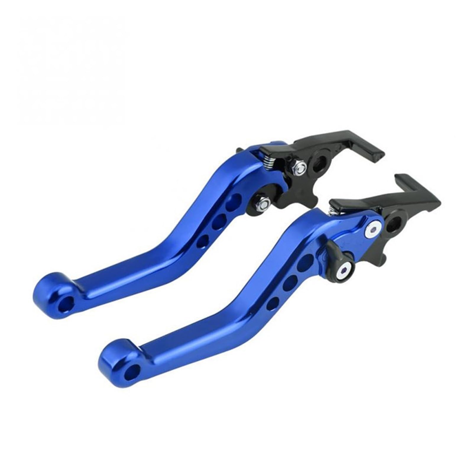 Maneta de embrague de moto con manija de freno disco doble de aluminio azul