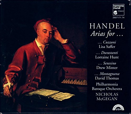 Handel Arias for Cuzzoni, Durastanti, Senesino & Montagnana