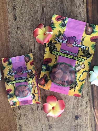 Caramelos Local Sweets Li Hing Mui rebanadas de sandía 8 oz miniatura 3