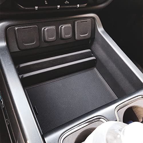 Edbetos Center Console Secret Compartment Cover Compatible With Gmc Sierra 1500/Chevy Silverado 1500 2014-2018, Sierra/Silverado 2500/3500 Hd 15-19 Armrest Storage Lid Hidden Accessories Secret Pocket #TOP6