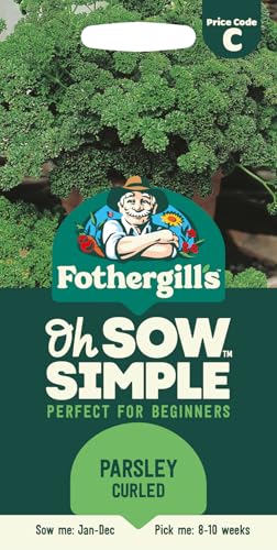 Fothergill's Oh Sow Simple, Parsley Curled Vegetable Seeds, Sow: Jan–Dec, Green