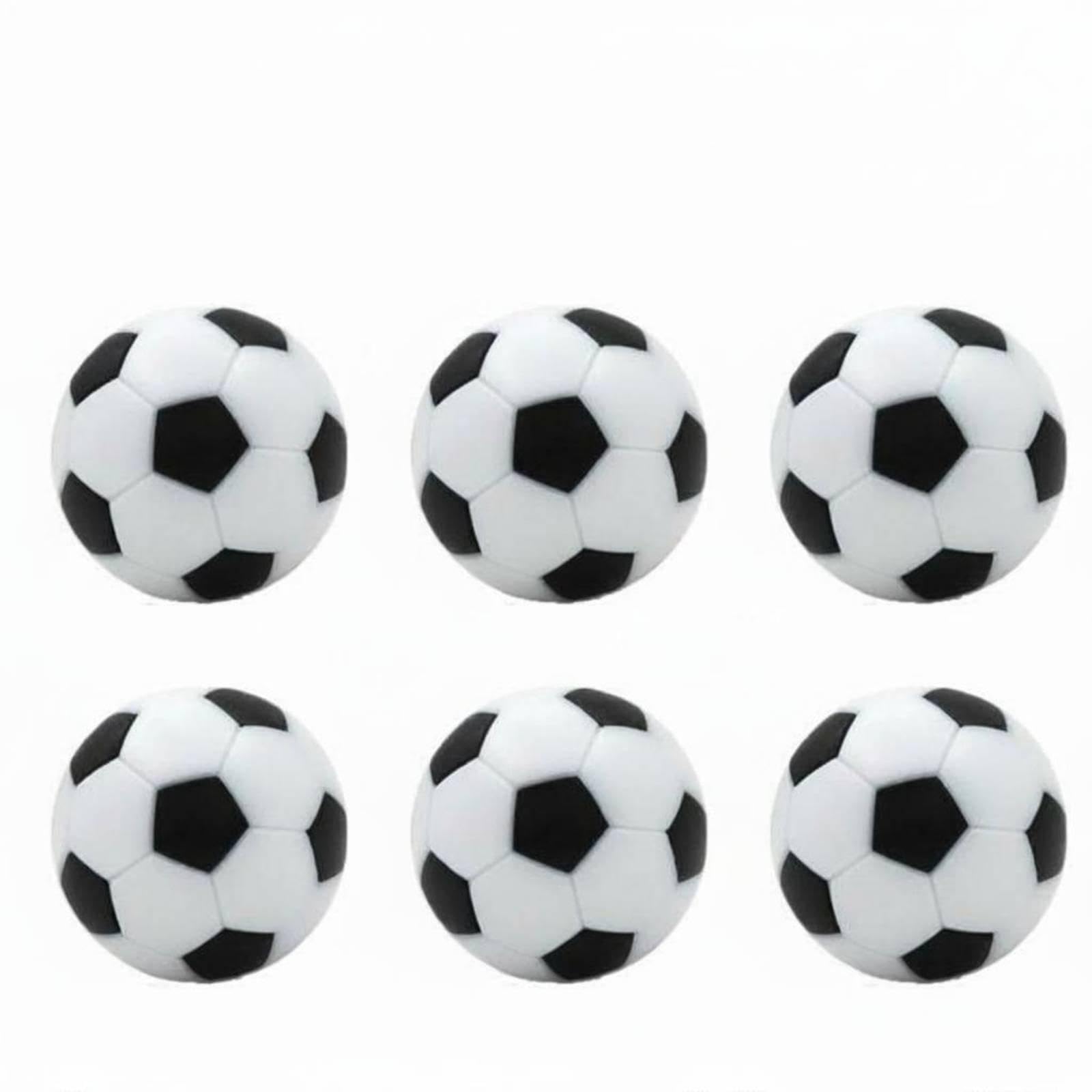 6 Pieces 28 Mm Foosball Ball Standard Size Black and White Table Soccer Ball Material Table Soccer Balls|Sporting Goods| Indoor Games| Foosball-image-15