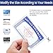 Sooez 10 Pack Social Security Card Protector, 24 Mil Thick Card Protector Sleeves, Protective Credit Card Sleeve, Clear Card Sleeves, Perfect Fit for Social Security, Medicare, Credit, Business Card