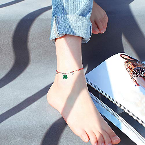 25-Pack-Four-Leaf-Clover-Assorted-Enamel-Charm-Pendant-Lucky-Green-Sequins-Shamrock-Dangle-Pendants-for-Necklace-Bracelet-Earring-Anklet-Headpiece-DIY-Jewelry-Making-Crafting-Accessories-Decorations