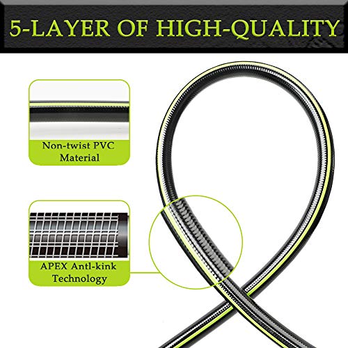 image for Worth Garden Kink-Free 3/4 in. x 50 ft. Hose, 50 Foot Garden Hose, Dur