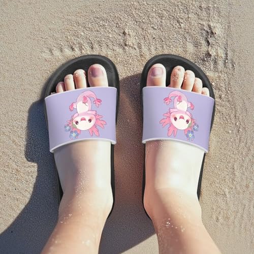 Kids Slide Sandals Footbed Sandal Comfort Toddler Slip On Summer Slippers for Beach Pool Little Big Kid2