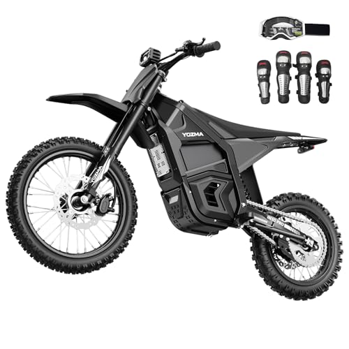 Yozma IN10 Pro Bike for Adults, Mid-Mounted 5500W Peak Motor 50MPH bike, Dual Hydraulic...