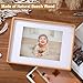 Kattepote Wooden Picture Frame A4, Natural Beech Wood Photo Frame Displays 6x8 Inch with Mat or A4 without Mat, with High Clear Acrylic, Landscape or Portrait Orientation, Wall-Mount & Tabletop