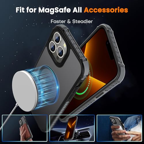 Coque iPhone 13 Pro Max noire anti-rayures : finis les chocs et traces - 4