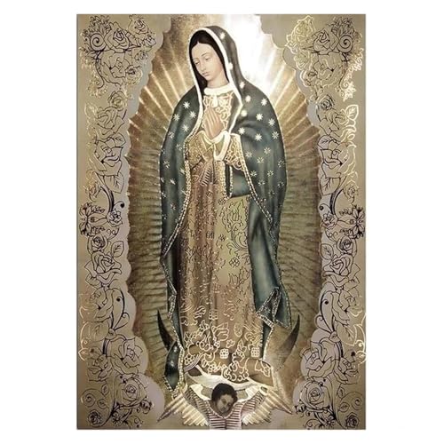 Tableau d'art catholique Dame de Guadalupe 20x30cm - 2