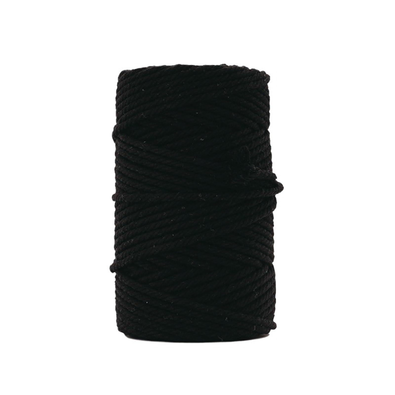 Cotton Macrame Cord 3.0mm Natural & Colorful Core-Spun Cotton Rope 50 Yards Macrame Jewelry Making Craft DIY(Color8)