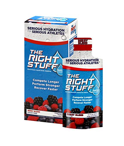 The Right Stuff electrolyte drink concentrate - 3 Pouch Box - Berry Blend
