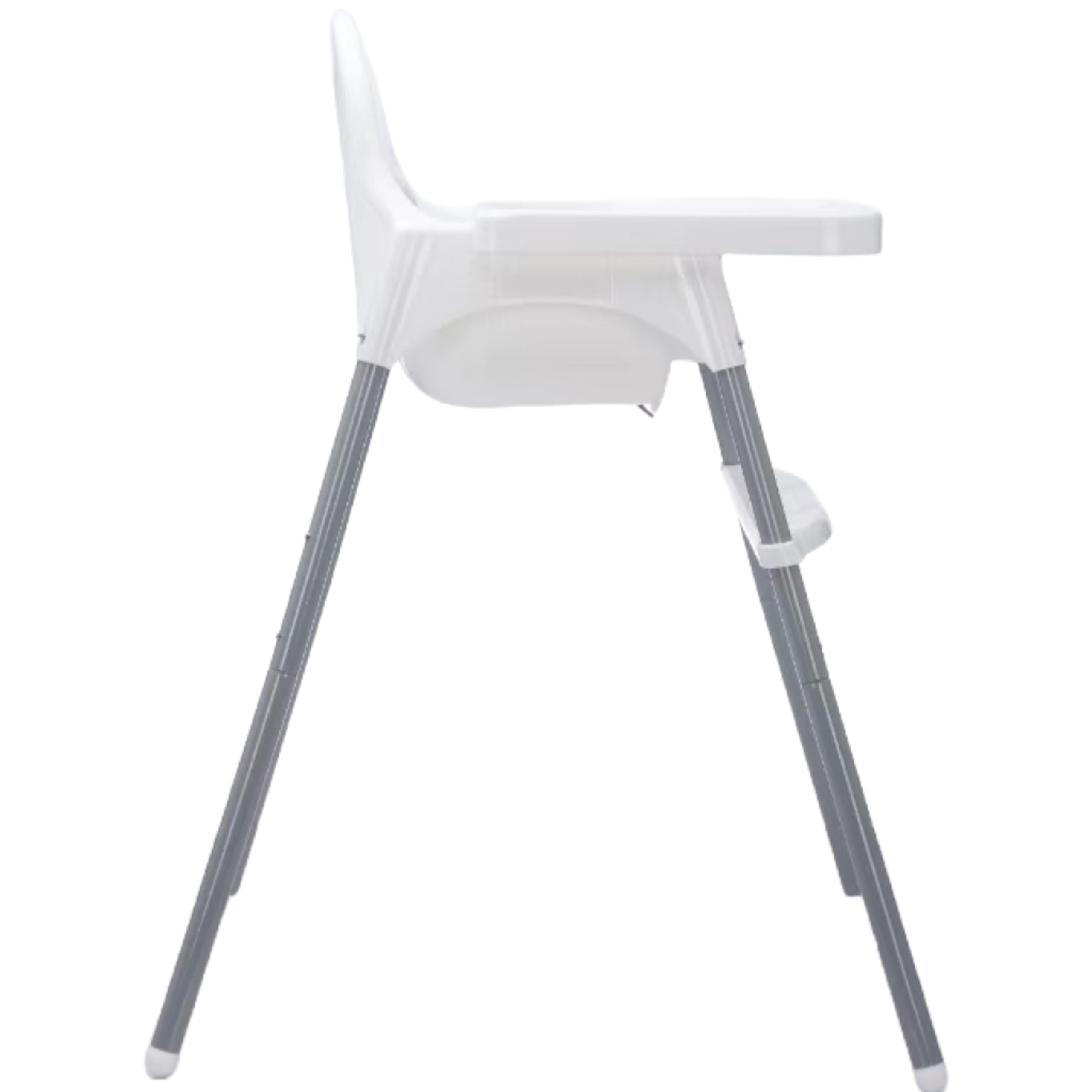 Twinky Baby ECO Chaise Haute, Chaise d'Alimentation Bébé Réglable avec Dossier Inclinable et Table Amovible, pour 6 à 36 Mois, Blanc