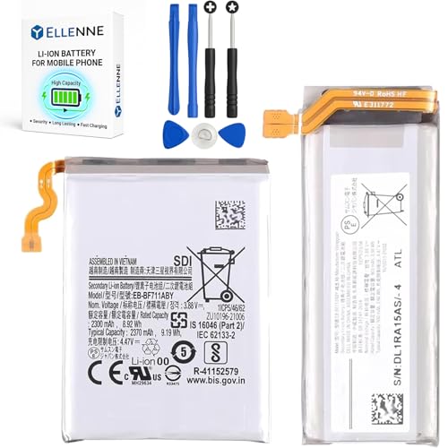 ELLENNE   Batería para Samsung Z FLIP 3 SM F711B | EB BF711 y EB BF712 | con kit de destornilladores incluido