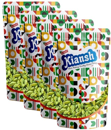 Image of Kiansh Spices (Ilaichi /Green Cardomom, 800g (4x200g))