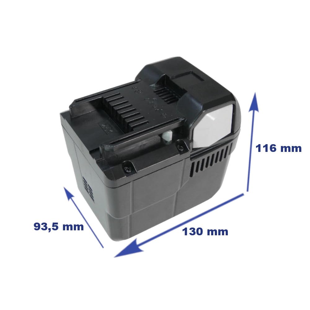 Trade-Shop - 2 batterie agli ioni di litio ad alte prestazioni, 36 V/3000 mAh, sostituisce Hitachi/Hikoki BSL 36 BSL 3620 BSL 3626 X BSL3630 C345030R / utensili elettrici