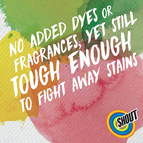 Image of Shout Free Laundry Stain Remover Spray, Active Enzyme Formula is Fragrance, Bleach, and Dye Free, Removes Everyday Stains including Baby Stains - 22oz Spray (Pack of 2)