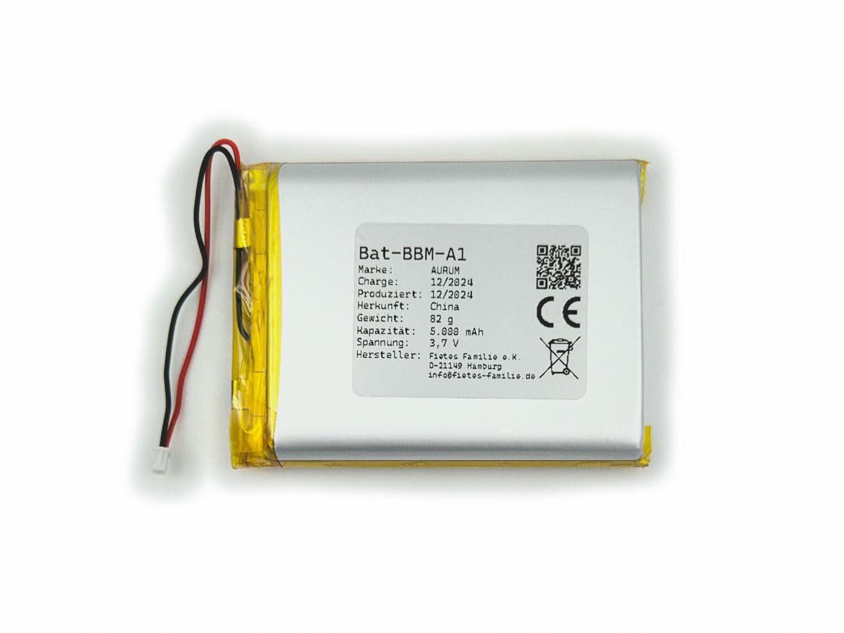 AURUM Batterie compatible avec babyphone GHB ABM700 ABM720-5000 mAh