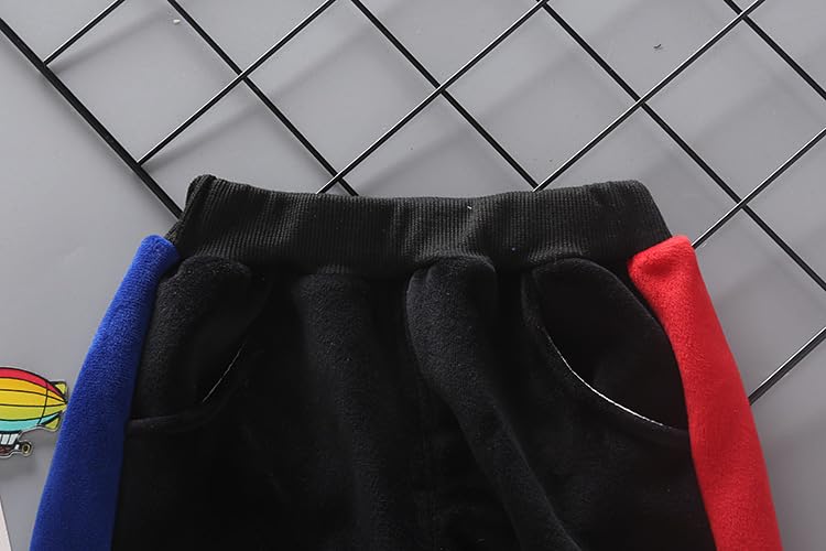 Image of Bold N Elegant Unisex Kids Velvet Fleece Solid Happy Hamster Bear Cartoon Warm Velvet Pullover Sweatshirt Hoodie Tshirt and Pyjama Pant Winter Clothing Set